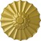 Ekena Millwork Shakuras Ceiling Medallion (Fits Canopies up to 1 3/8"), Hand-Painted Rich Gold, 9"OD x 1 3/8"P CM09SHRGS - alternate 1